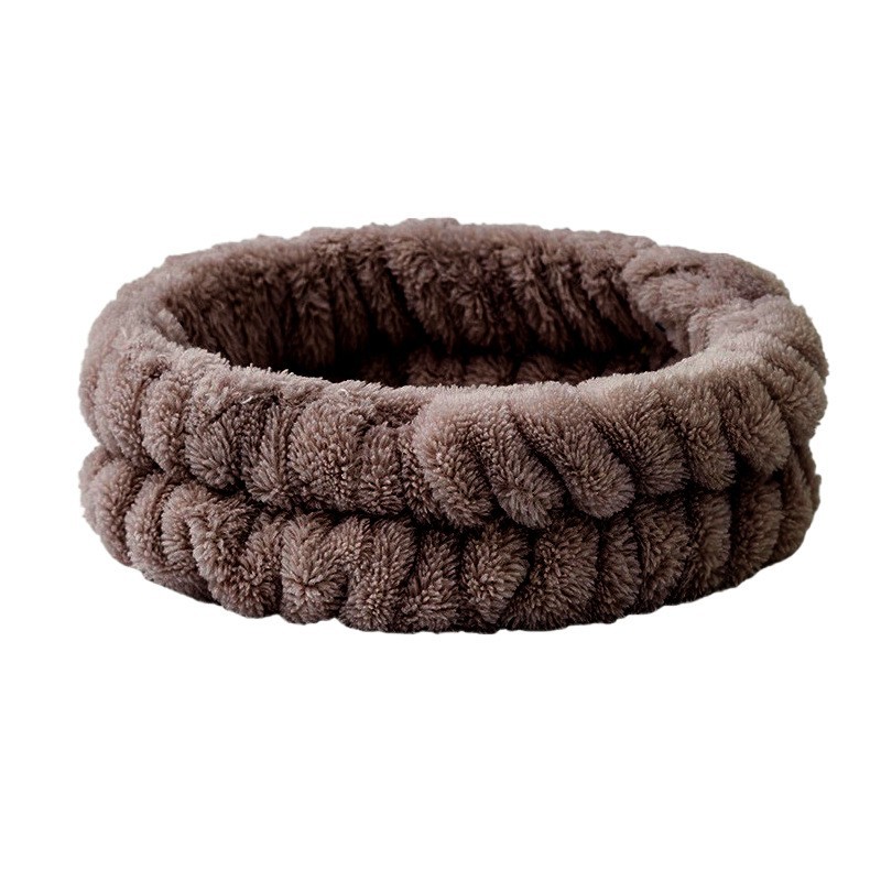 27# cocoa color hair tie (three elastic hair ties)