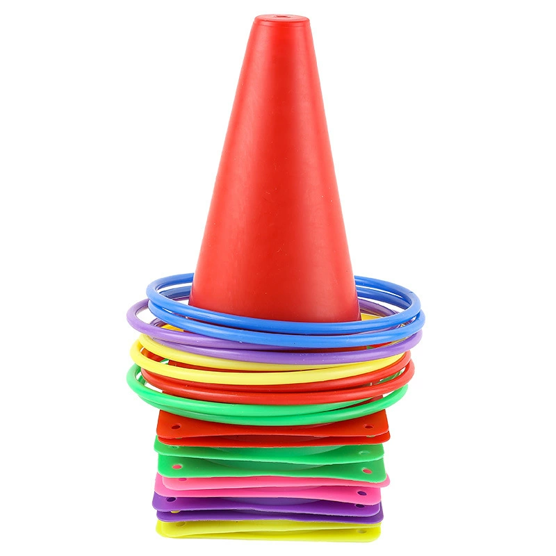 Plastic rings sensorics for training, travel toy, ice cream