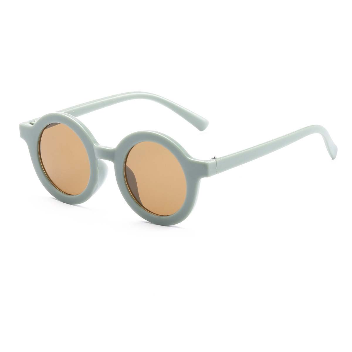 Gafas de sol para niños con montura redonda de moda retro Gafas de sol para bebés Gafas de sol para niños con protección UV 1593