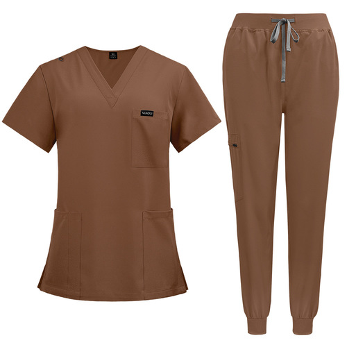 New Color Amazon Operating Room Short Sleeve Scrub Women's Skin Management Nurse Uniform Surgeon Isolation Wear Workwear