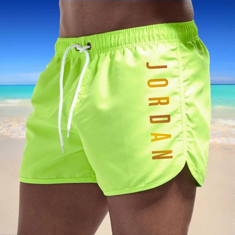 2023 трансграничные новые мужские модные пляжные шорты полиэстер многоцветные спортивные мужские шорты из трех очков мужские пляжные брюки