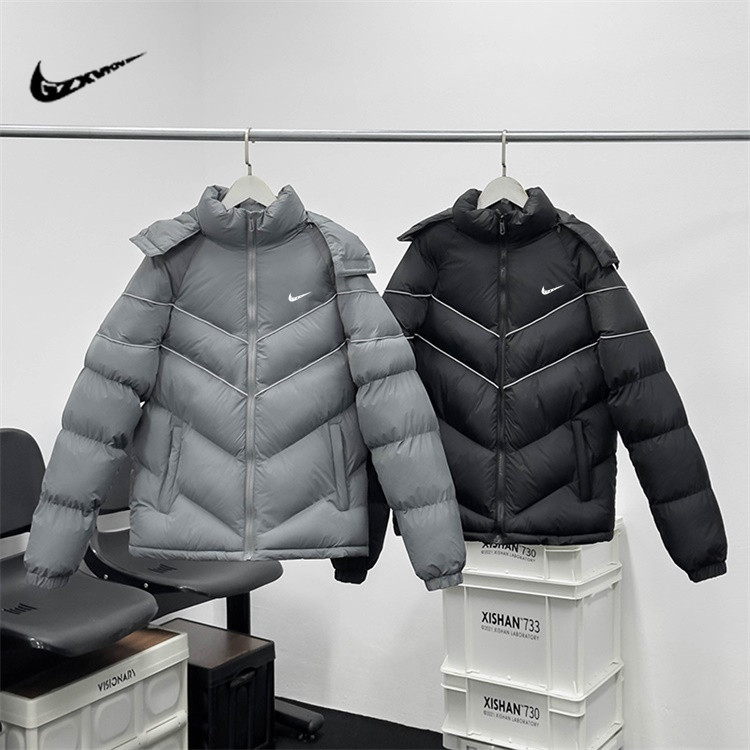 Cross-Border Cotton-Padded Men's Winter Thickened Cotton Jacket, Large Size Hong Kong Style Coat, Puffer Jacket for Men, Winter down Cotton Coat