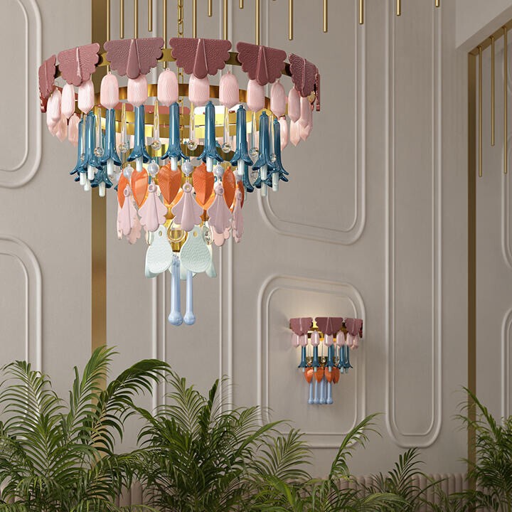 French-Style Vintage Ceramic Pendant Light for All Seasons, Personalized Colorful Mid-Century Art Lighting for Living Room, Dining Room, Villa, Bedroom, and Hallway French-Style Vintage Ceramic Pendant Light for All Seasons, Personalized Colorful Mid-Century Art Lighting for Living Room, Dining Room, Villa, Bedroom, and Hallway