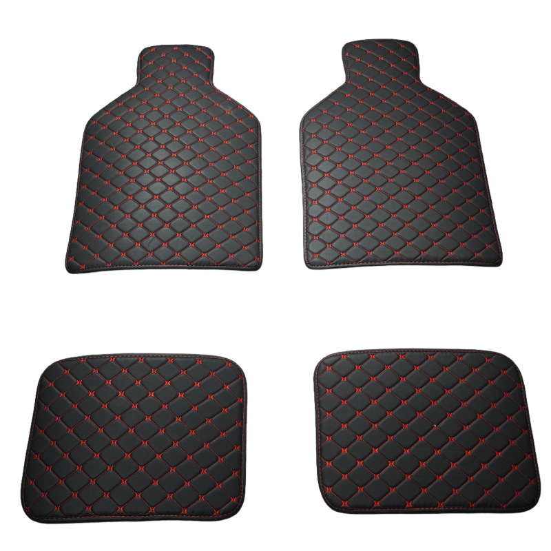 Cross-Border Car Floor Mats Temu Amazon Flat Bottom