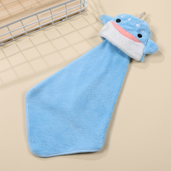 coral quick dry cute children's scarf