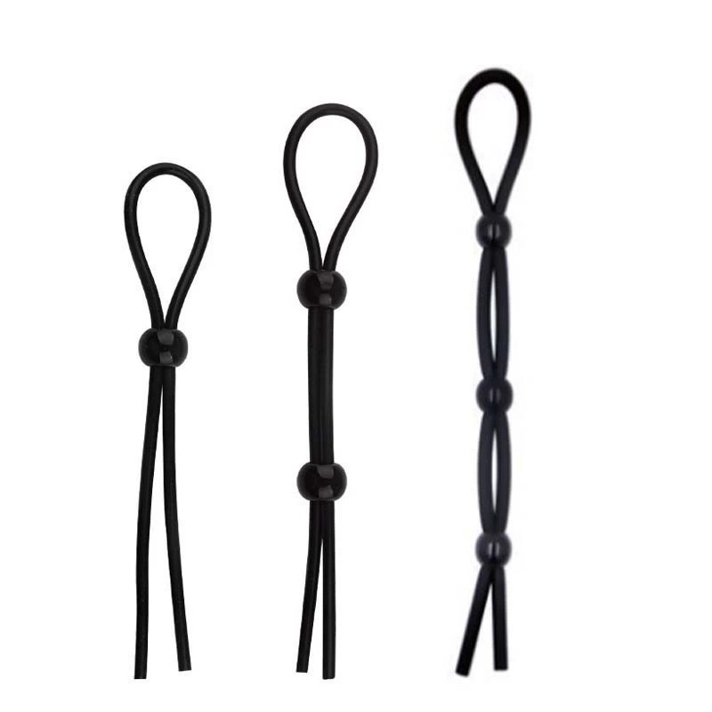 Силиконовая locking rope регулируемый размер задержки кольцо 7‑шт набор пенис кольцо овца глаз круг товары для взрослых