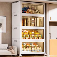 收纳箱家用衣服被子储物柜客厅置物零食玩具塑料可折叠防尘整理盒