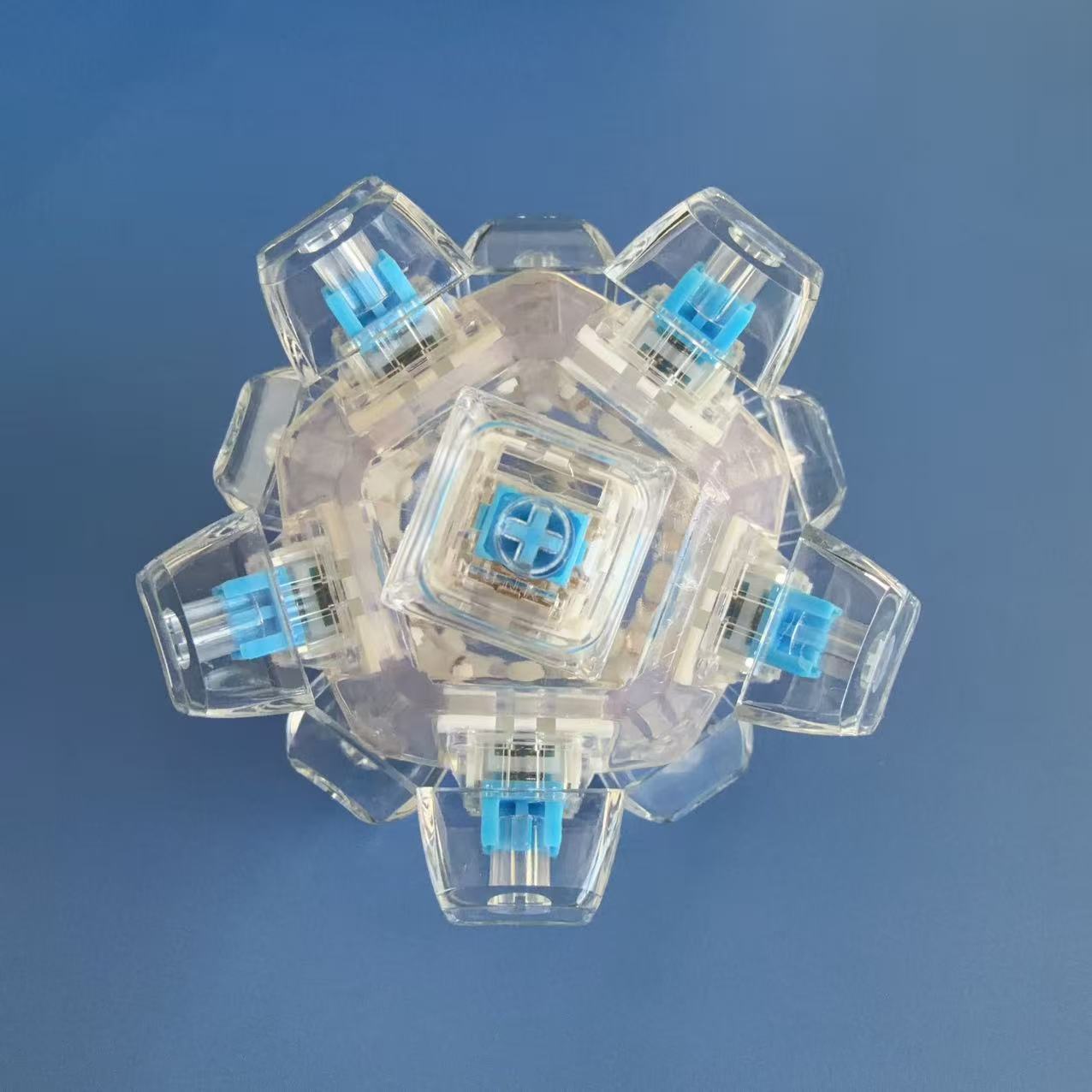 12-key transparent shell-pc transparent cap