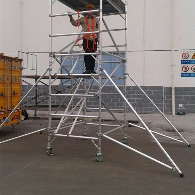 外贸厂家直销铝合金脚手架单宽内爬梯欧洲标准量大优惠生产加工
