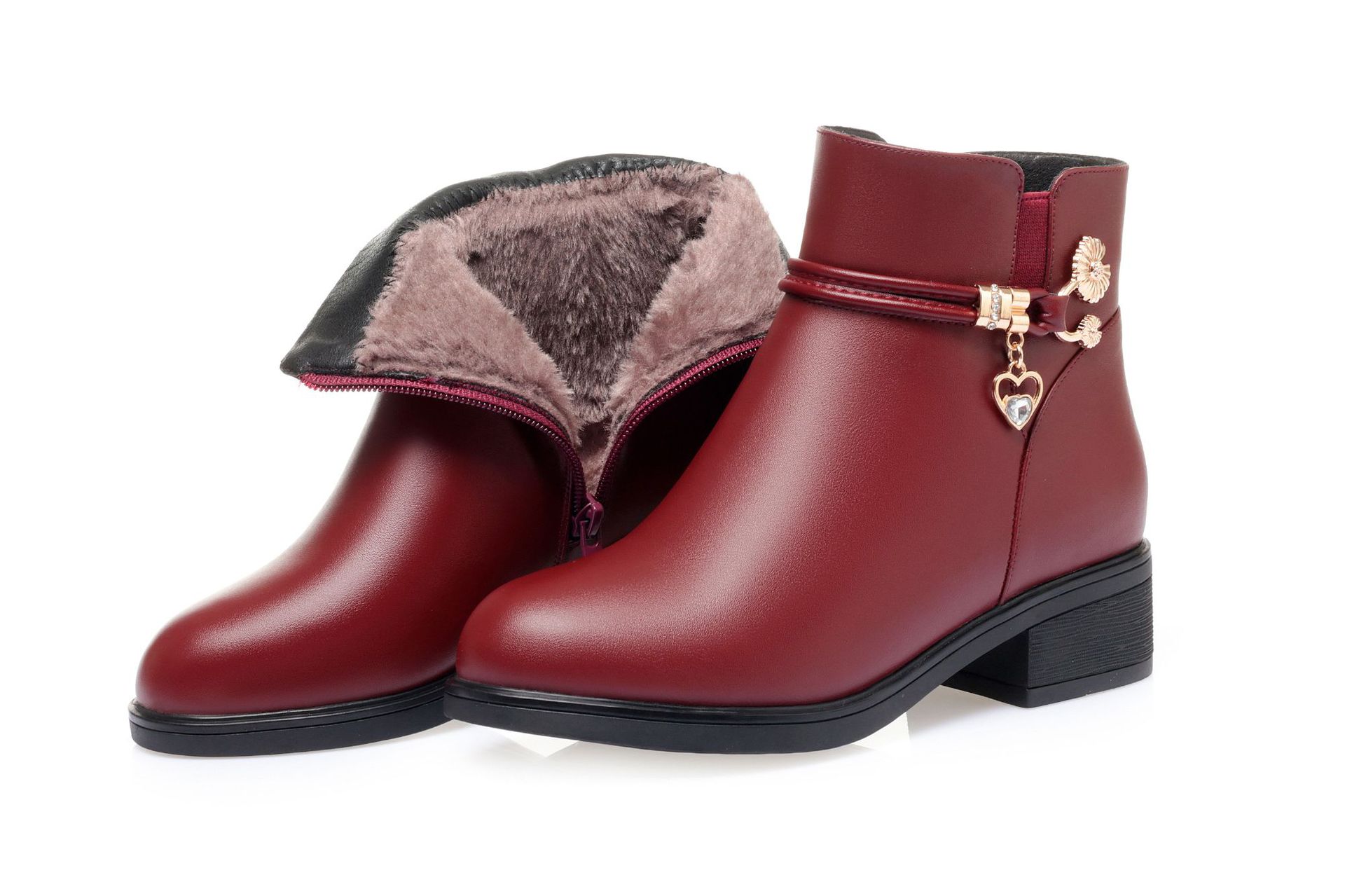 Fabricantes al por mayor zapatos de madre zapatos de primavera para mujer zapatos de algodón de mediana edad para mujer