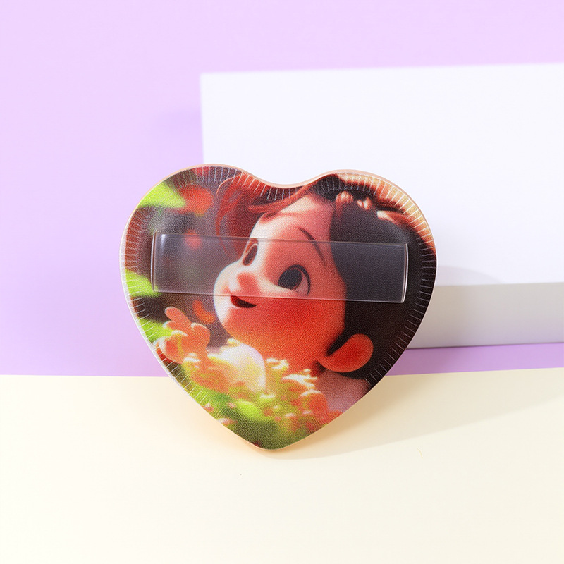 Love Marshmallow Powder Puff Factory Patrón de dibujos animados personalizado logotipo impresión maquillaje esponja cojín de aire aleteo herramienta de belleza