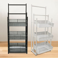 广东厂家定制便利店简约雨伞展示架超市多层置物架零食店铁艺货架