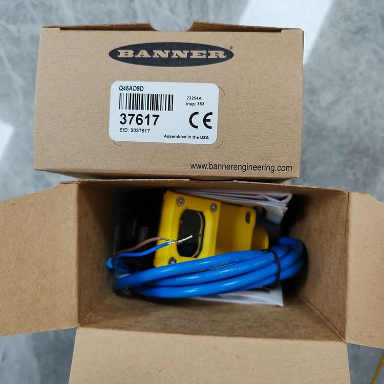 S18-2VNLP-2M 实惠型18mm塑料圆柱形传感器 邦纳Banner 全新正品