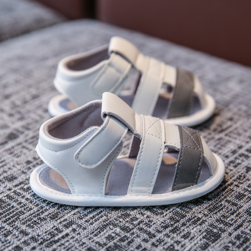 Kid's Sports Stripe Round Toe Sandals display picture 10