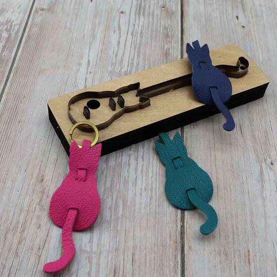 Kitten Knife Mold Kitten Leather Knife Mold DIY Handmade Leather Knife Mold Japanese Knife Board