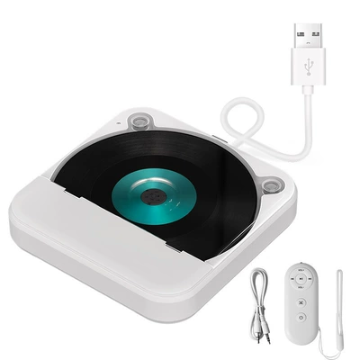 Amazon General Motors External CD Player USB Lossless Connection Play Without Decoding Car CD Player (Car CD player) - white-606-car-cd-player
