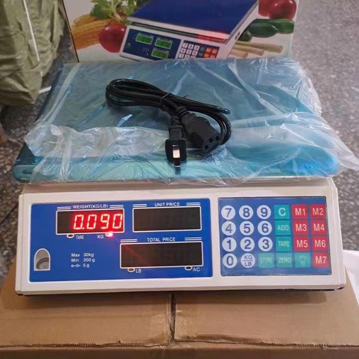 769 báscula electrónica estándar de los Estados Unidos T-plate báscula de precio 40kg báscula electrónica báscula especial para la granja de verduras image 2