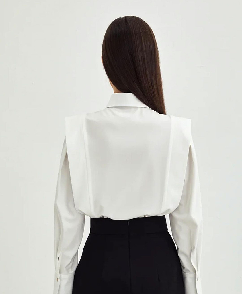 Blouse Tops Type Wholesale Women's Casual Solid Color Long Sleeve Blouses