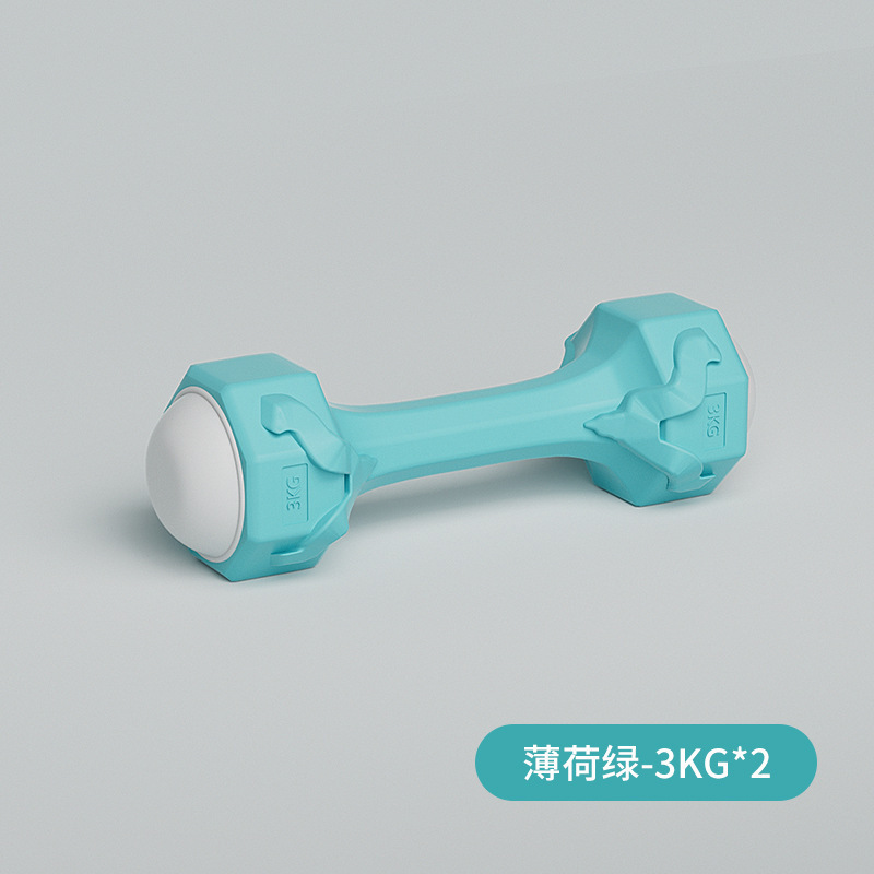 六角ダンベル男性フィットネス家庭用トレーニング器材女子学生寮小ダンベル一対ゴム亜王小|undefined