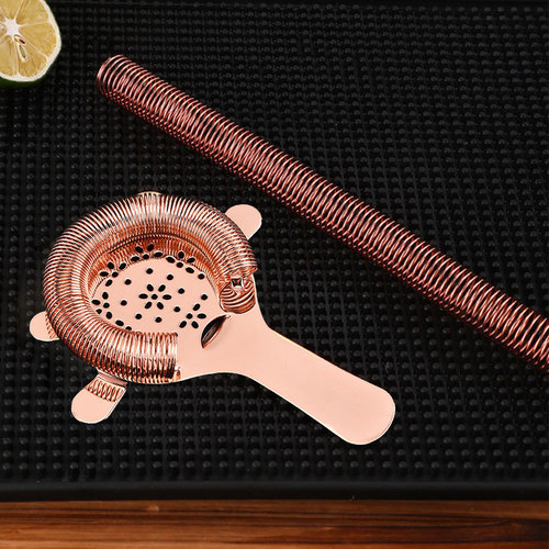 Stainless steel flower ice filter ice separator cocktail shaker coffee milk tea ice blocking bar tool
