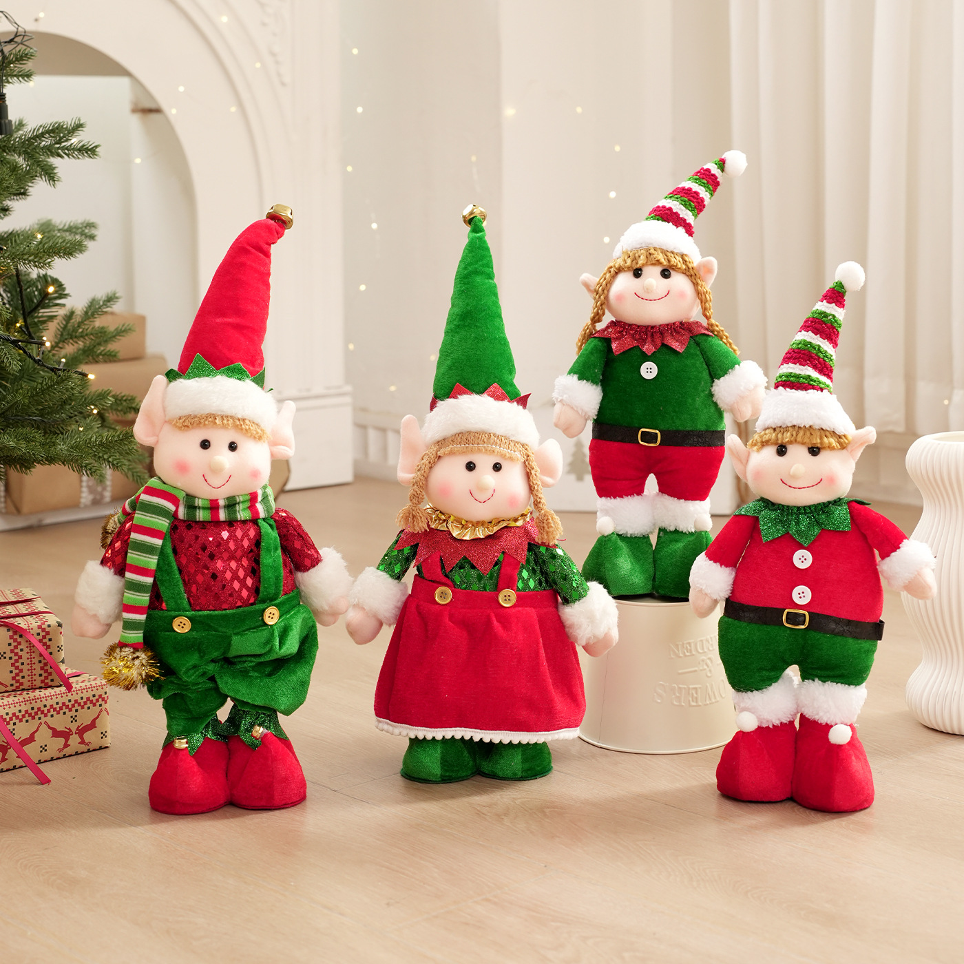 Muñecas de Navidad transfronterizas muñecas muñecas de tela encantadora elfos de Navidad decoración de mesa accesorios de diseño
