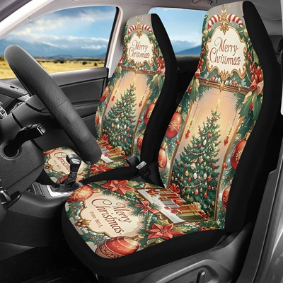 Car Printed Seat Cover Christmas Night Decorative Pattern Cushion Cover European and American Amazon Cross-Border One Piece Wholesale Pod