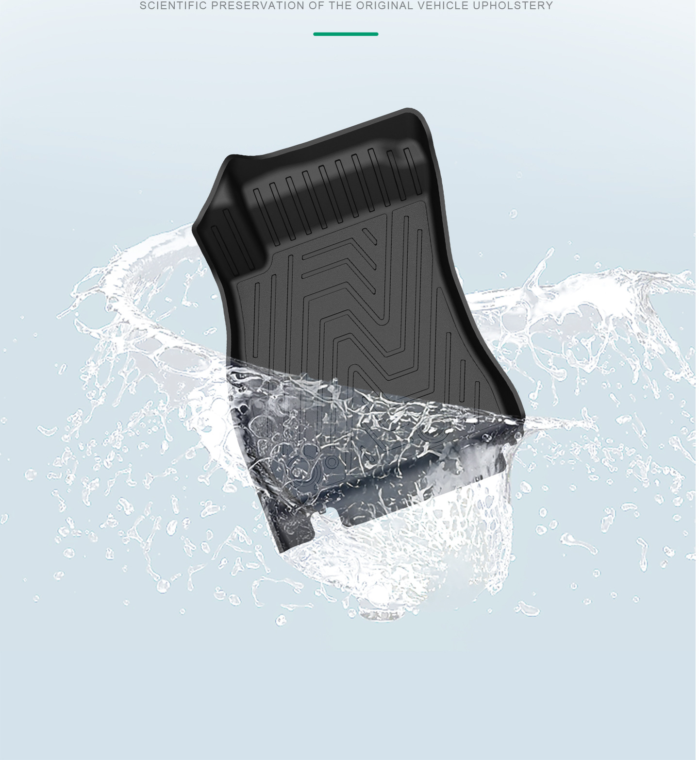 Suitable for Nissan models, custom-made TPE car floor mats, eco-friendly material, automotive-grade standard, zero formaldehyde, wear-resistant