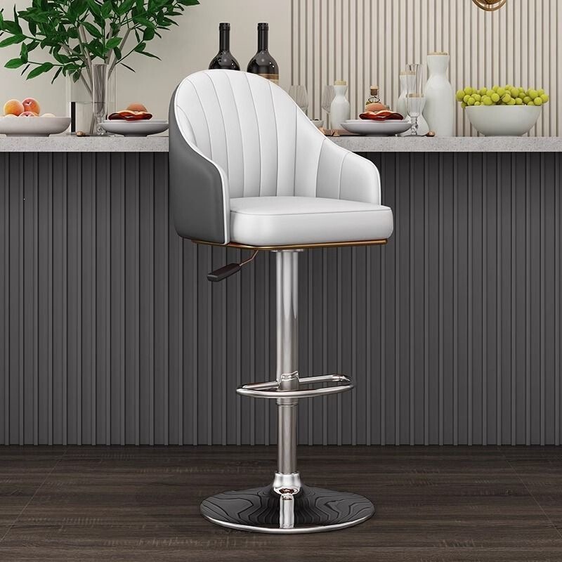 Bar Stools for Home Use, High Stools, Swivel Lift Stools, Bar Chairs, Cashier Counter Chairs, Front Desk Bar Stools, Swivel Chairs for Commercial Use
