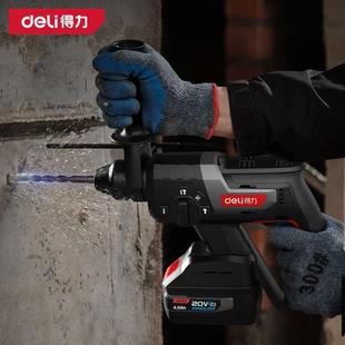 Deli Power Tools Lithium Battery/Ac Dual Power Electric Pick/Hammer/Drill De-Dc20-2D4 Electric Hammer