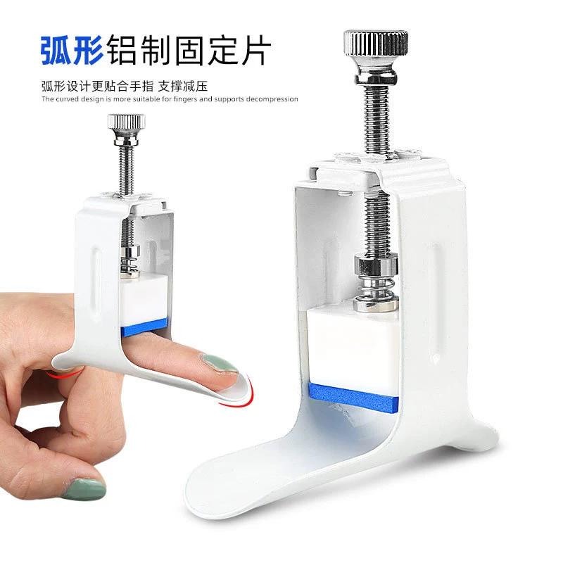 Регулируемый выпрямитель пальца травмы сустава пальца изгиб ортопедический фиксатор фиксация пальца шина