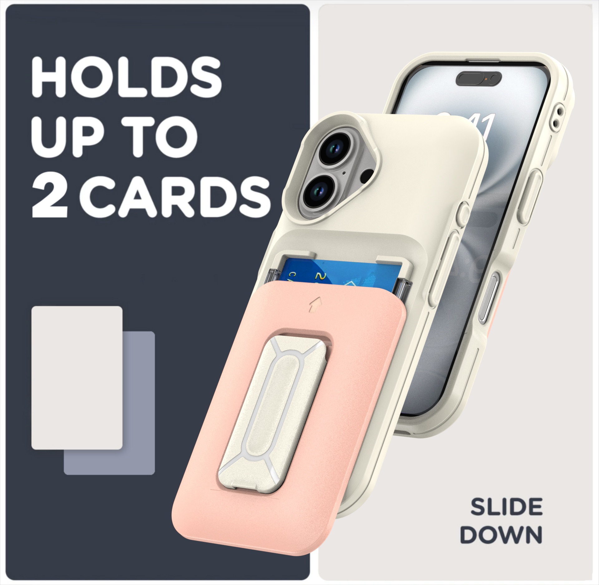 Foreign Trade Suitable Pro Max Case, IPhone 16 Card Holder, 17 AIR Phone Protective Case_voghion.com