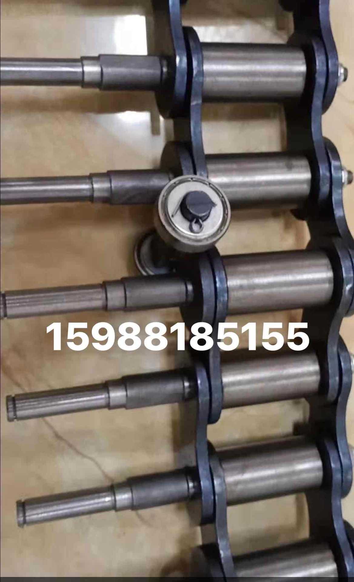 涂装链条50.8喷涂自动线链条治具 旋转机构 喷涂自转台加长销链条