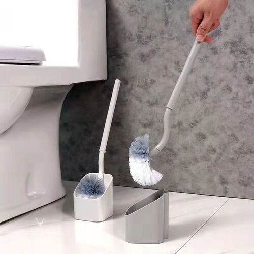 Creative Toilet Brush Toilet Brush Japanese S-shaped No-Dead-Angle Toilet Brush Bathroom Toilet Brush Set of 3