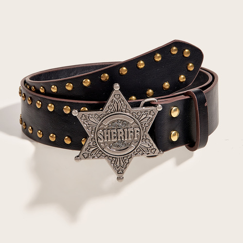New style willow nails trendy fashion punk style wide belt personalized women's jeans universal belt wholesale