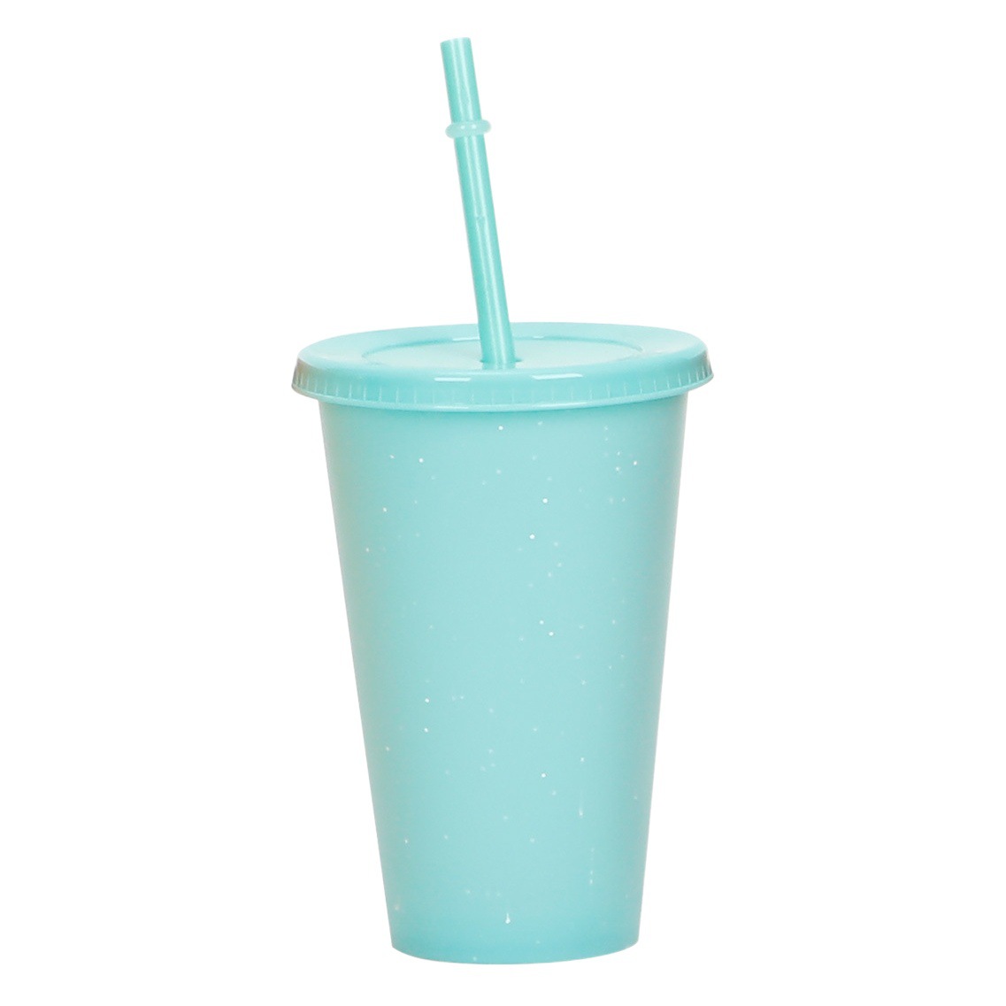20011 fábrica directa 480ML paja creativo plástico brillo taza fiesta cena paja taza