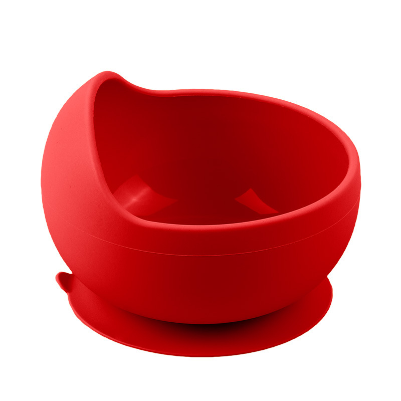 구형 실리콘 그릇 [레드]