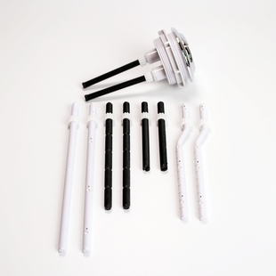 Toilet flush button screw rod toilet water tank accessories double press extended pole switch button drain ejector rod