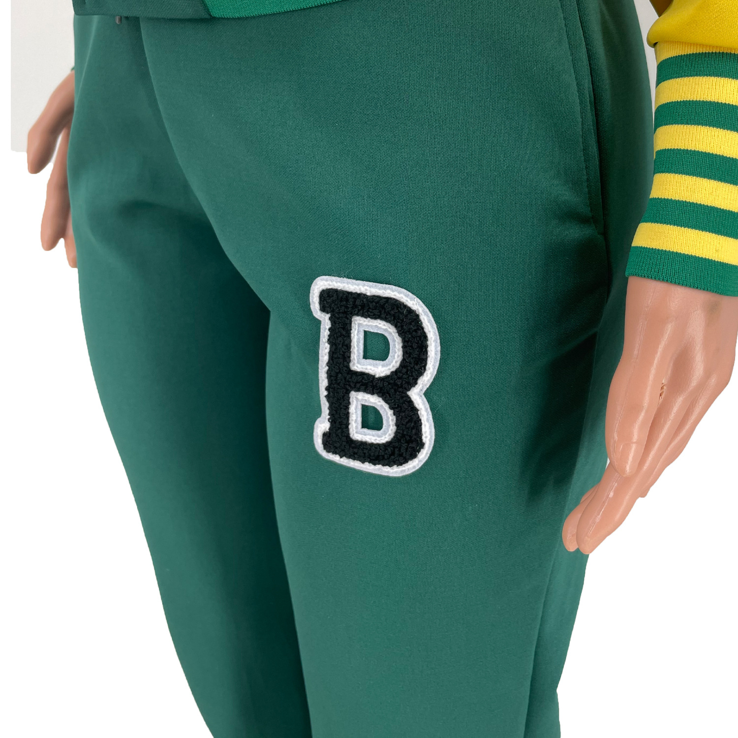 Vêtements pour femmes Uniforme de baseball Costume Lettre Costume deux pièces_voghion.com