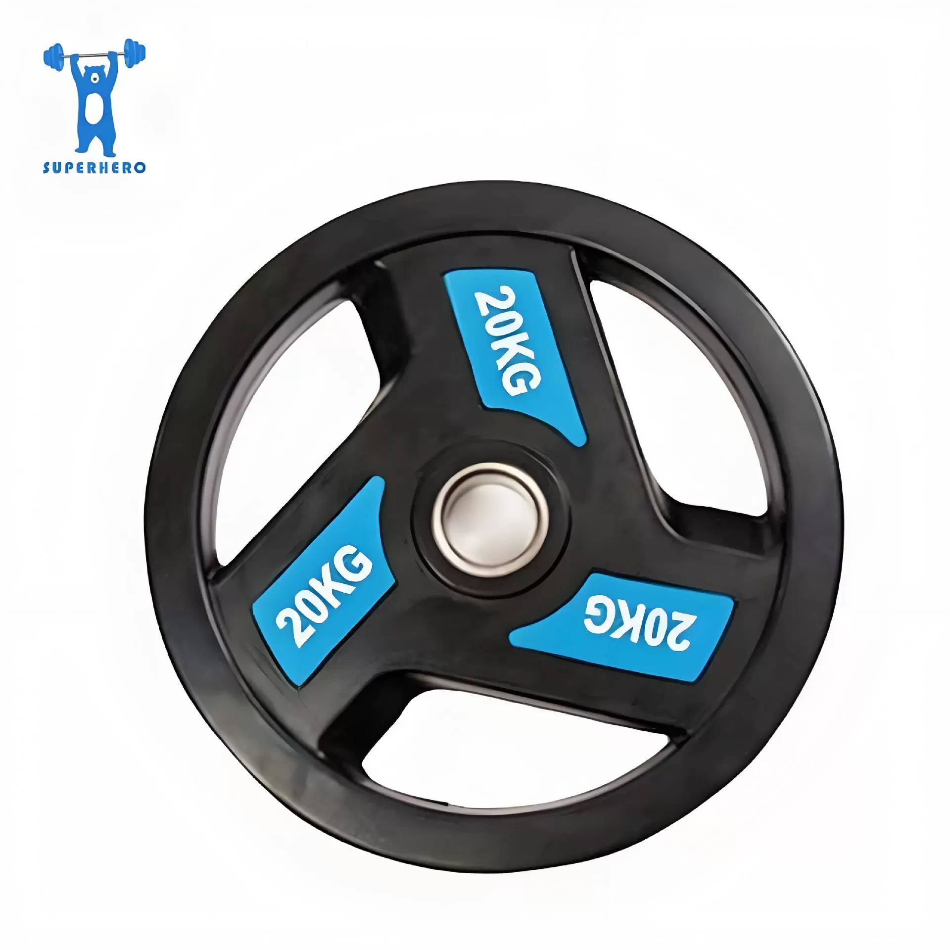 Цвет логотип покрытием таблетки штанги тренажерный зал фитнес-оборудование для красоты Тяжелая атлетика Олимпийский бар три отверстия покрытием штанги таблетки