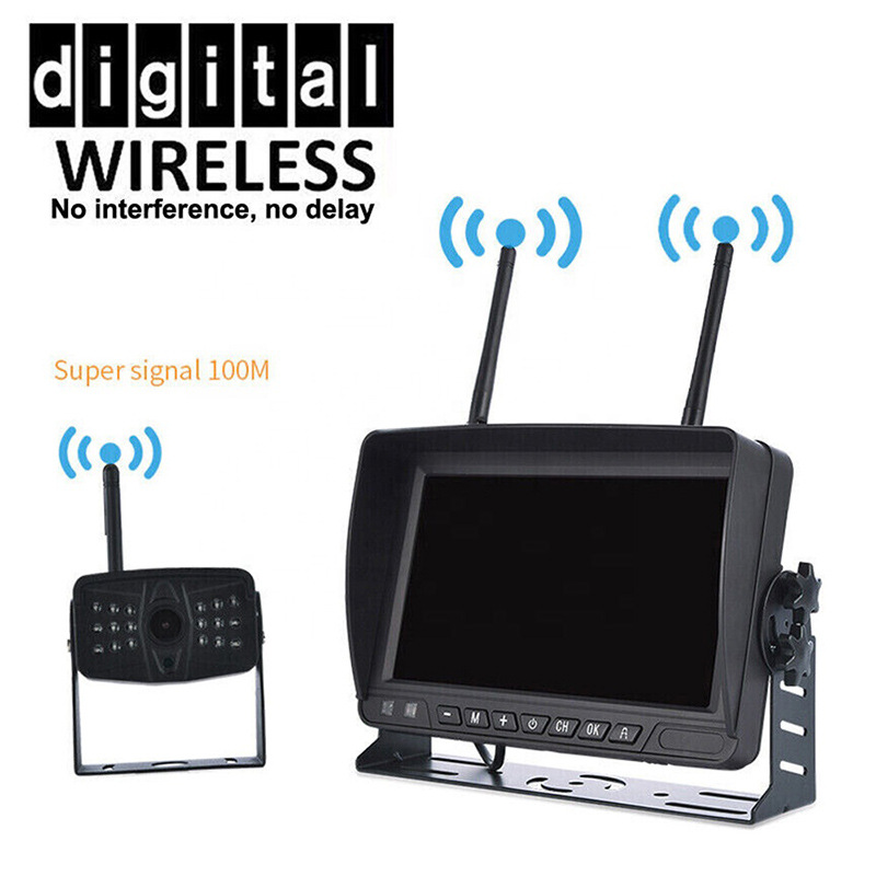 12-24V Wide Voltage 2.4g Digital Wireless Image High-Definition Ahd1080P Monitoring Truck Driving Recorder