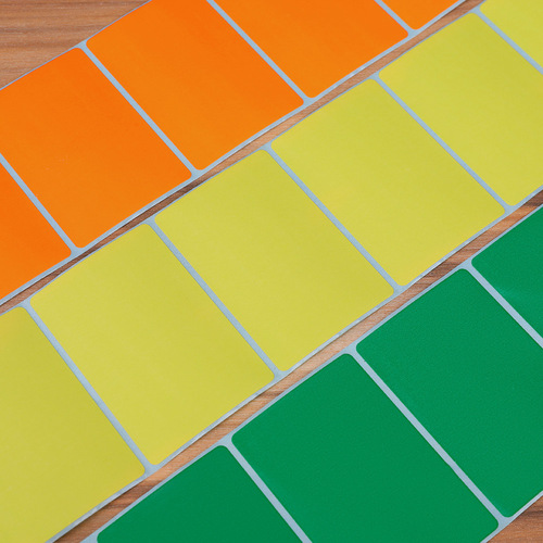 Colored three-proof thermal paper self-adhesive label paper stickers 100 150 80 70 60 50 40 30 20