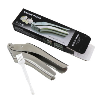Amazon Supply 304 Stainless Steel Garlic Press Kitchen Tools Garlic Durable Manual Garlic Peeler Garlic Peeler
