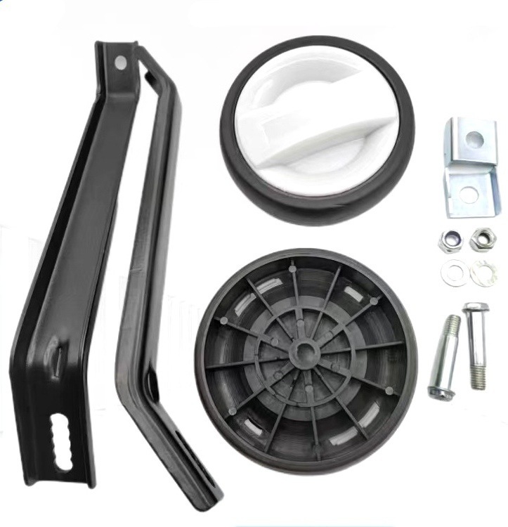 12inch 브래킷 흰색과 검정색 휠