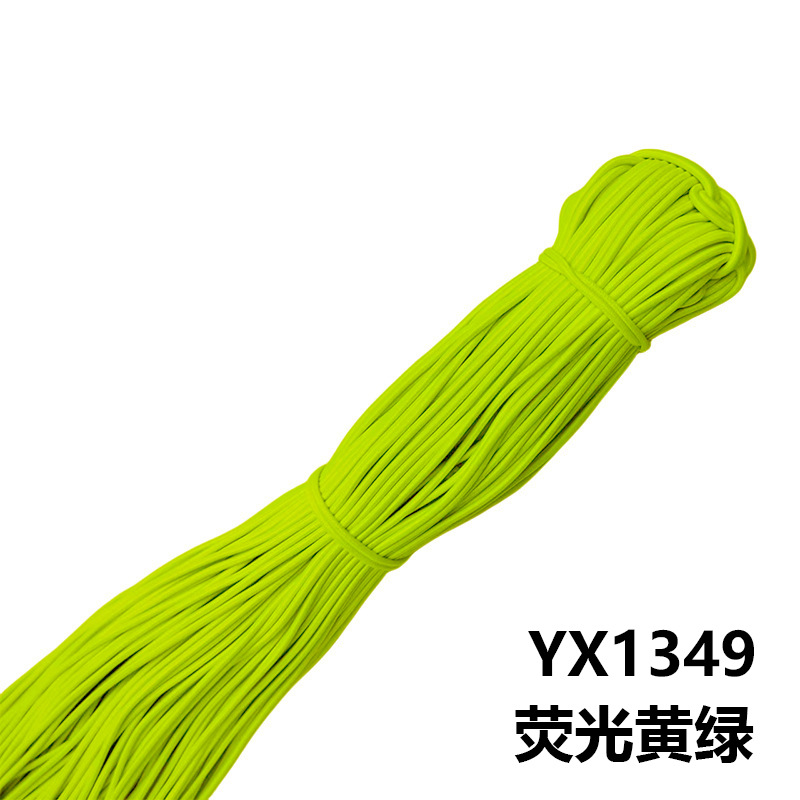 Cordón Elástico Redondo 2.5mm de Látex y Caucho, Alta Elasticidad, para Accesorios de Ropa image 135