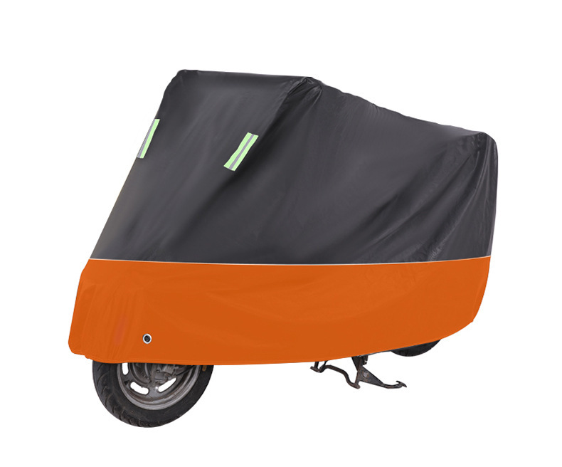 Manufacturer's in-stock hot-selling motorcycle cover for rain, sun, and dust protection, thickened full-coverage sun protection cover for electric vehicles