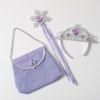 Cute bag for princess, wallet, magic wand, “Frozen”, with snowflakes