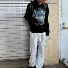 欧美批发个性印花卫衣卫裤长袖套头连帽衫套装复古外套街头潮流