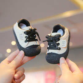麦布熊儿童学步鞋防撞小童鞋子婴儿宝宝男童板鞋女童大头鞋-包邮!