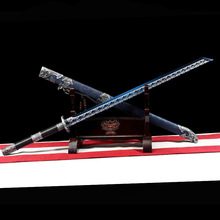 龙泉镇宅宝剑唐横刀绣春刀高锰钢一体锻打防身收藏送礼家居未开刃