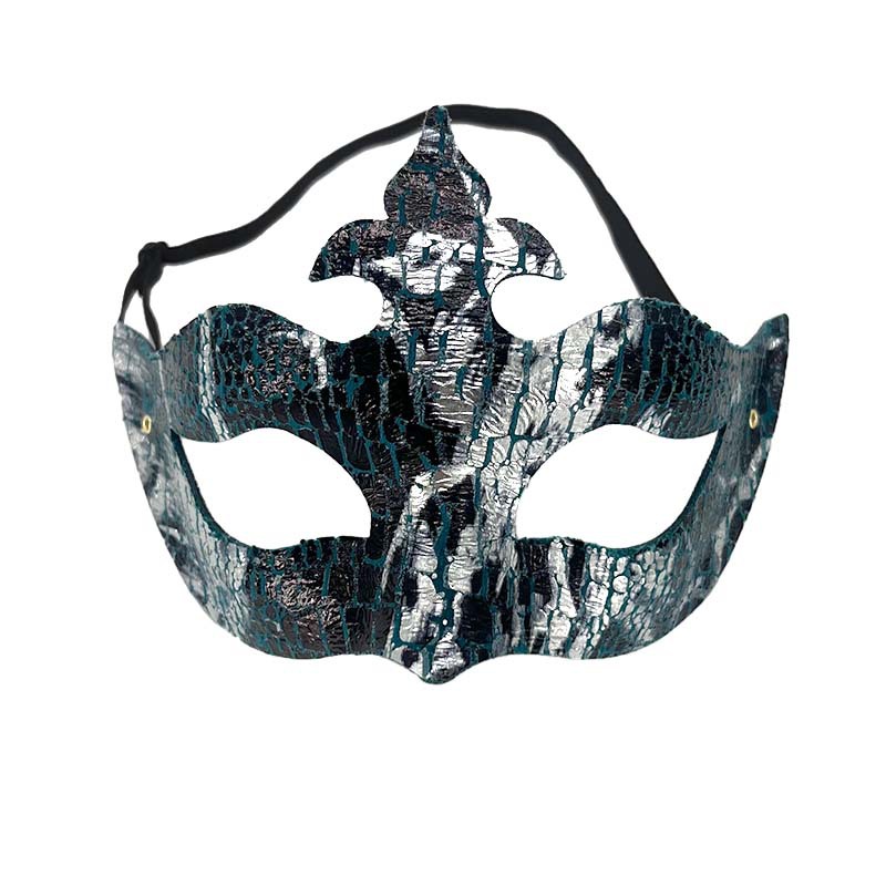 Ventas transfronterizas de moda de serpiente de cocodrilo flecha combinación máscara de mitad de cara Halloween máscara de mitad de cara